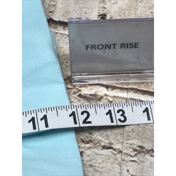 studio works capri pants classic fit no gap teal size 12 - Picture 6 of 9